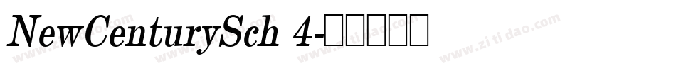 NewCenturySch 4字体转换